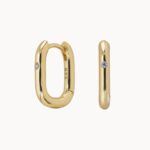 ZLATÉ NÁUŠNICE O2 S KAMENEM