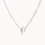 STŘÍBRNÝ NÁHRDELNÍK PERLOVÝ JOY